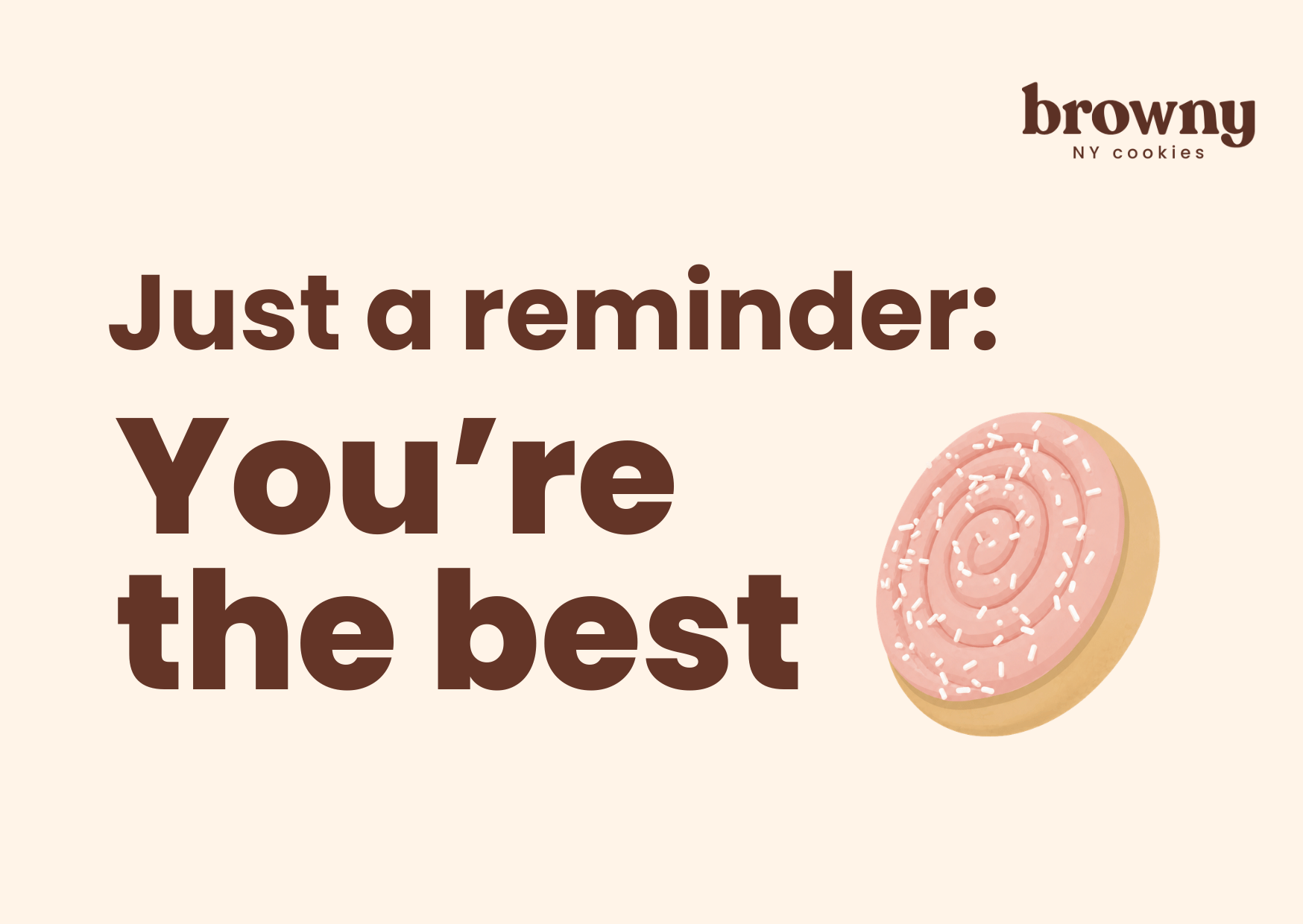 You're the best